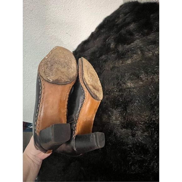 Quercioli Italian  Leather Boots  booties 36  5.5 couture fall - Picture 4 of 6